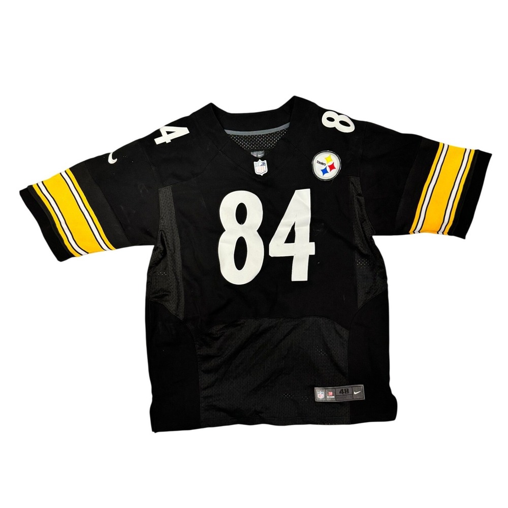 Nike Pittsburgh Steelers Antonio Brown 84 Jersey Stitched Mens 48 Black NFL